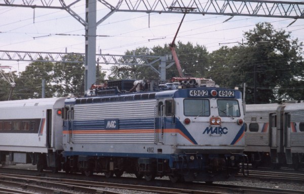 MARC AEM7 4902, Long Branch, NJ 27 August 1989