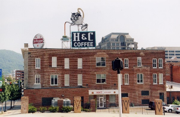H&C sign, Roanoke, Virginia