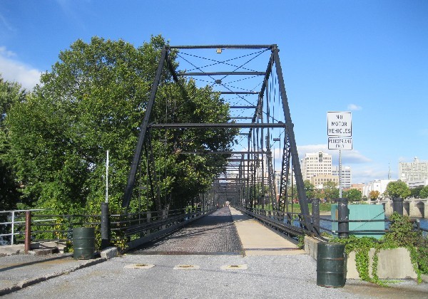 Walnut Street bridge from City Island
